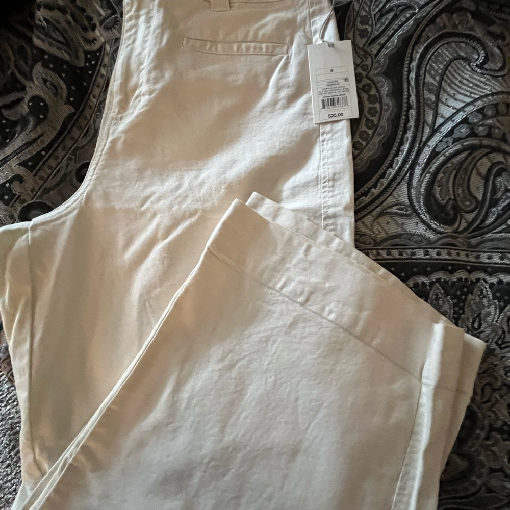 NWT Crop Wide Leg Pant